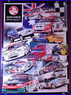 Holden Motorsport ORIGINAL Poster HSV V8 Supercars Commodore 730x525mm