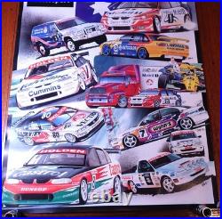 Holden Motorsport ORIGINAL Poster HSV V8 Supercars Commodore 730x525mm
