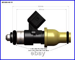 INJECTOR DYNAMICS ID1300X HOLDEN Commodore E-HSV 1300.34.14.15.8 SET OF 8