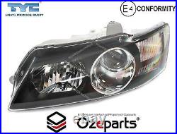 LH Left Head Light Projector Black For Holden Commodore VY Calais HSV 20022004