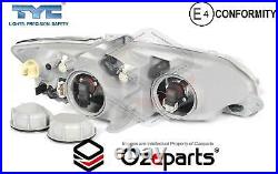 LH Left Head Light Projector Black For Holden Commodore VY Calais HSV 20022004