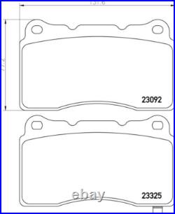 MINTEX FAST ROAD TRACK DAY FRONT BRAKE PADS FOR HOLDEN HSV CLUBSPORT 6.0i V8
