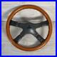 Mitsubishi-380mm-Black-Leather-Wood-Rim-Italvolanti-Steering-Wheel-Classic-Car-01-pdqs