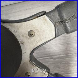 Mitsubishi 380mm Black Leather / Wood Rim Italvolanti Steering Wheel Classic Car