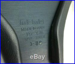 Momo Cobra 2 360mm black leather steering wheel. Genuine 1989. NEW OLD STOCK 18B