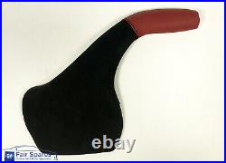NOS VX VU HSV Holden Commodore Handbrake Cover in Red Hot Leather & Black Suede