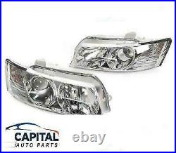 Pair of Chrome Projector Headlight for HSV Holden Commodore VZ Berlina 2004-07