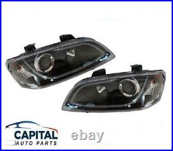 Pair of DRL LED Projector Headlights for Holden Commodore VE HSV/SSV/SV 2006-10