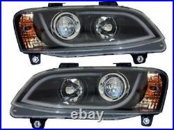 Projector Head Lights to suit SSV SV Holden VE Commodore Series 1 & HSV LED DRL