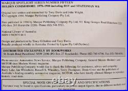 RARE Spotlight On Holden Commodore 1978-1988 Guide HSV Statesman WB Series VB-VL