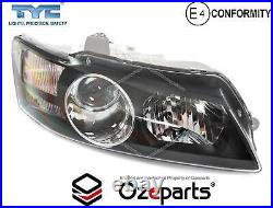 RH Right Head Light Projector Black For Holden Commodore VY Calais HSV 20022004