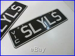 SLYLS Custom Plates LS1 5.7l Number Plates VT VX VY VZ V8 SS HSV Commodore Aces