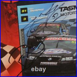 Signed 2008 Holden Heroes Poster HRT HSV Tander Skaife VE Commodore Supercars