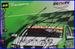 Signed 2008 Holden Heroes Poster HRT HSV Tander Skaife VE Commodore Supercars