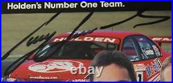 Signed Craig Lowndes Postcard Mobil 1 Racing HSV Holden VT Commodore Mark Skaife