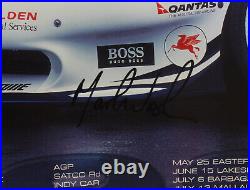 Signed Peter Brock Murphy Lowndes Skaife 1997 HRT Poster Holden Commodore VS #15