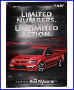 VE HSV Maloo Limited Edition GXP Large Dealership Banner Holden Commodore