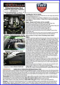 VE V8 Holden Commodore & HSV 06-11 Orssom OTR Kit Maf Bundle with Infil Panel
