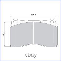 VOLPE SPRINT TRACK DAY FRONT BRAKE PADS FOR HOLDEN HSV CLUBSPORT 6.0i V8