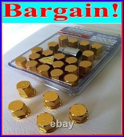 20x Black Hardened Lug Nuts – Holden Commodore VT VX VY VZ – Security Wheel Nuts
