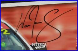 Will Davison Signed HRT Poster Holden VE Commodore Garth Tander HSV Mobil 1 Toll